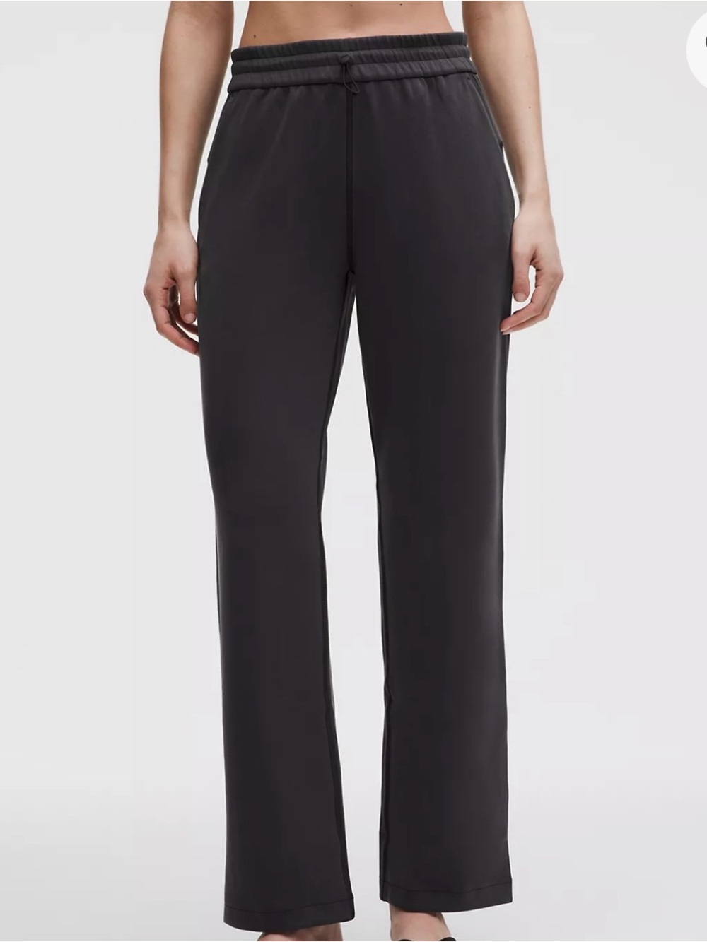 NWOT lululemon black softstreme pants